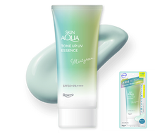 Załaduj obraz do przeglądarki galerii, 2026 SKIN AQUA Tone up UV essence mint green ZIELONY