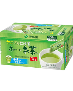 ITOEN Oi Ocha sticks - granulated green tea with matcha 100 pieces 