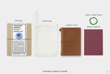Załaduj obraz do przeglądarki galerii, TRAVELER’S notebook/ PASSPORT size/ CAMEL
