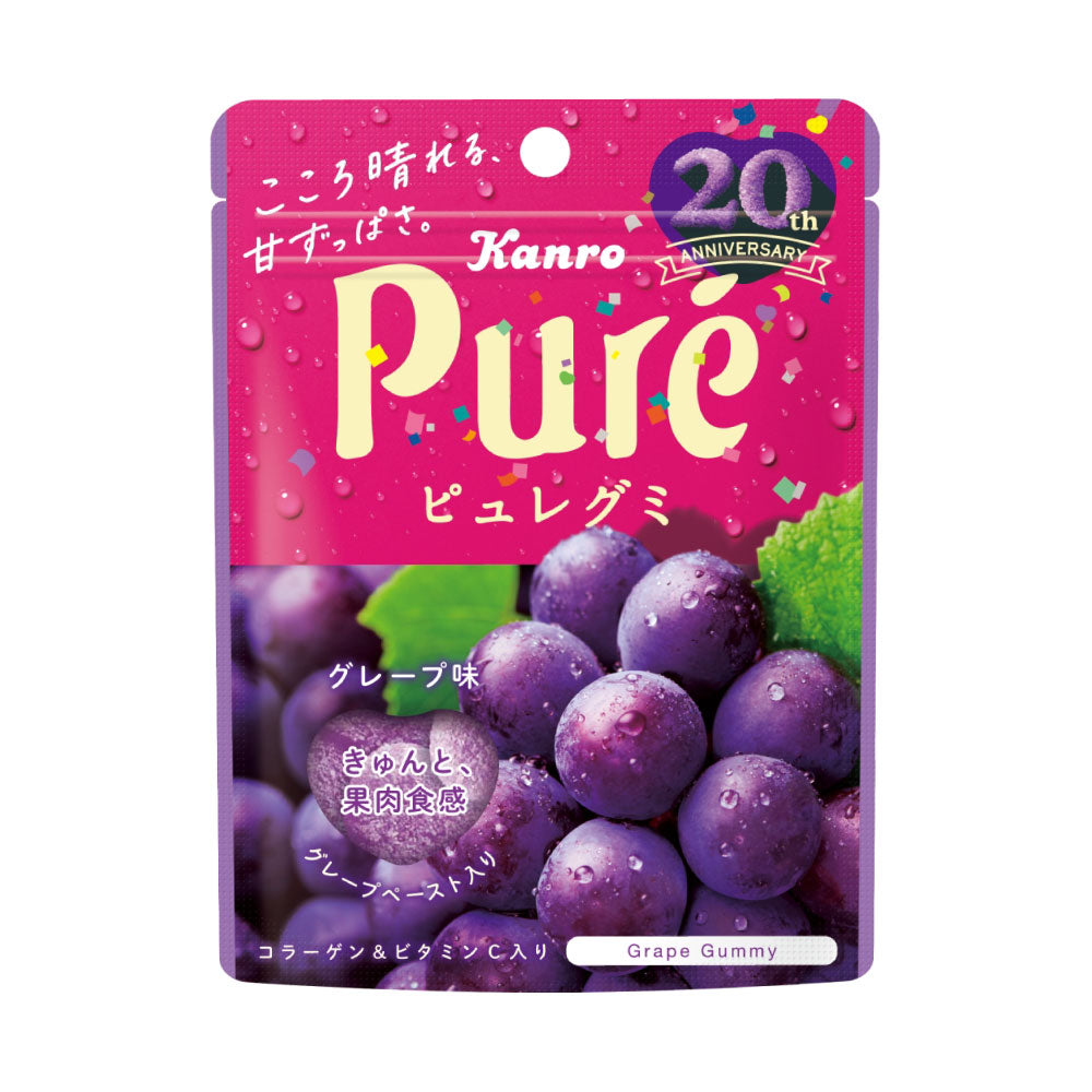 Pure żelki o smaki fioletowych winogron